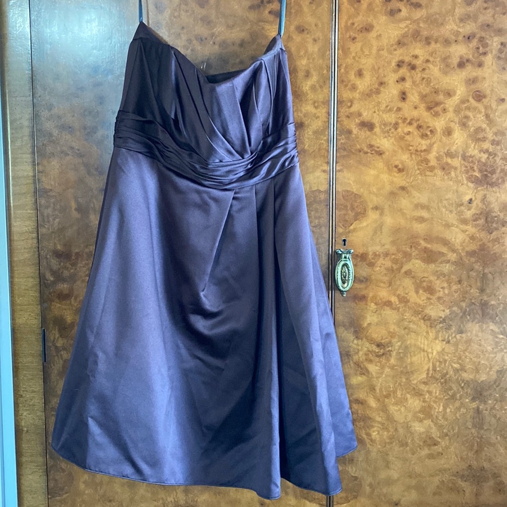 Homecoming or bridesmaid strapless dress